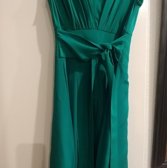 Anthropologie Dresses & Skirts - Emerald green 100% silk dress from Anthropolgie.